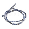 Natural Blue Spot Jasper Beads Strands G-P600-B05-01-3