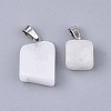 Natural White Jade Pendants G-Q996-32-2