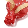 Christmas Snowflake Plastic Packing Pouches Drawstring Bags ABAG-Q053-03H-4