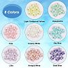  320Pcs 8 Colors Acrylic Imitation Pearl Beads OACR-NB0001-38-2