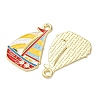 Ocean Alloy Enamel Pendants ENAM-B041-01Q-3