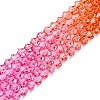 Baking Painted Glass Bead Strands DGLA-A039-T2mm-A04-4