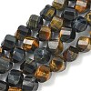 Natural Tiger Eye Beads Strands G-C267-B14-2