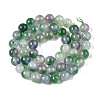 Dyed Natural White Jade Beads Strands G-T138-8mm-210-5-2