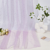 1M Sequins Polyester Organza Fabrics DIY-CY0003-41A-4