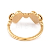 304 Stainless Steel Heart Finger Ring for Women RJEW-C086-10-G-3