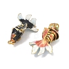 Brass Cloisonne Pendants KK-K416-01G-2