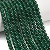Natural Fuchsite Beads Strands G-L661-B01-6mm-B-1