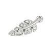 Rack Plating Alloy Micro Pave Rhinestone Pendants FIND-K020-01P-2