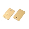 304 Stainless Steel Pendants SA-CBA1839-21G-L-2