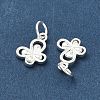 925 Sterling Silver Butterfly Charms STER-H119-01S-2