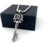 Vintage Punk 304 Stainless Steel Key Pendant Necklaces GR5829-1