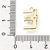 Brass Micro Pave Cubic Zirconia Pendants KK-M310-01G-05-3