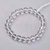 Natural Quartz Crystal Stretch Bracelets G-N0268-02-1