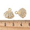 Alloy Rhinestone Pendants PALLOY-E775-11G-3