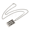 304 Stainless Steel Tarot Pendant Necklaces NJEW-A026-01P-03-3