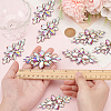 8Pcs Glass Cabochons(Hot Melt Adhesive On The Back) GGLA-FG0001-07A-3