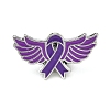 Angel Wings & Awareness Ribbon Enamel Pins AL-CBA5093-03E-1