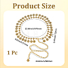1Pc Ethnic Style Alloy & Iron Coin Tassel Waist Body Chains for Women AJEW-GF0014-23-2
