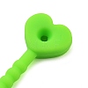 Heart Silicone Cable Ties SIL-T057-01K-3