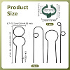 1 Set Iron Trellis AJEW-OC0005-71EB-2