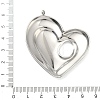 304 Stainless Steel Big Pendants STAS-Z192-06P-3