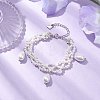 Shell Pearl Beads Bracelets BJEW-JB10694-2