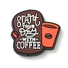 Coffee Theme Silicone Beads SL-CBACE28-01H-1