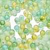 Frosted Transparent Acrylic Beads OACR-F013-13H-1