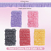 10Yards 5 Colors Polyecotton Elastic Ribbon OCOR-GF0006-18-2