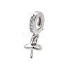 Brass Micro Pave Cubic Zirconia Pendant Bails KK-Z131-02P-1