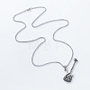 Vintage 304 Stainless Steel Flame Rock Guitar Pendant Necklaces for Men and Women PN9631-3