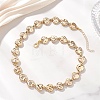 CCB Plastic Heart Beaded Necklaces NJEW-JN05841-02-1