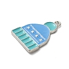 Winter Theme Alloy Enamel Pendants ENAM-M002-05J-P-2