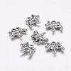 Tibetan Style Alloy Puppy Pendants X-TIBEP-990-AS-FF-1