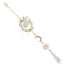 Sun Moon Ring Brass Suncatcher HJEW-JM05002-2