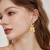 12 Pairs 12 Styles Alloy & Rhinestone & Acrylic & Resin Pearl Leverback Earrings EJEW-BM0001-05-6