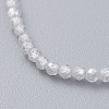 Cubic Zirconia Beaded Necklaces NJEW-JN02618-04-2