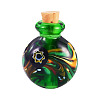 Handmade Lampwork Perfume Bottle Pendants LAMP-TADJ0001-05A-1