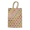 Rainbow Color Stamping Kraft Paper Gift Tote Bags ABAG-K005-01C-1