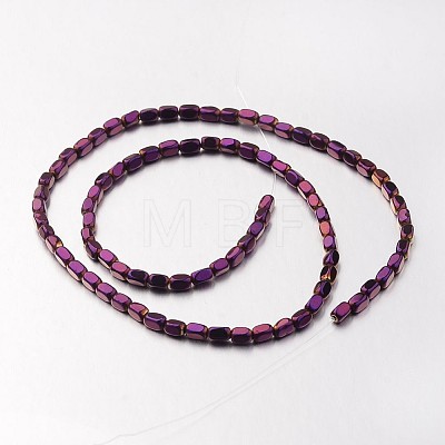 Electroplate Non-magnetic Synthetic Hematite Bead Strands G-F300-40B-04-1