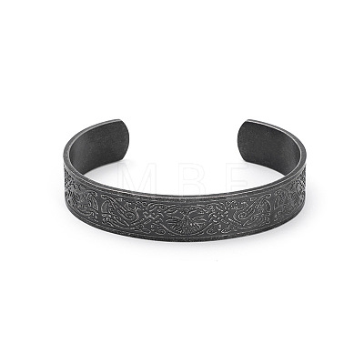 Viking 304 Stainless Steel Cuff Bangles for Women Men WG061FA-02-1