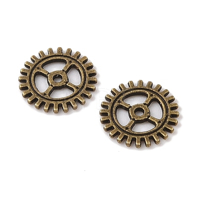 Tibetan Style Alloy Steampunk Pendants X-TIBEP-5458-AB-LF-1