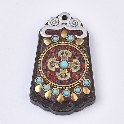 Buddha Theme Handmade Indonesia Big Pendants IPDL-N002-63-1