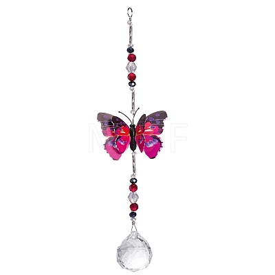 Butterfly Hanging Crystal Prisms Suncatcher PW-WG56806-01-1