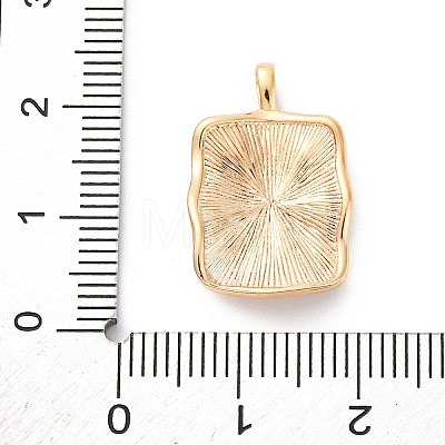 Brass Micro Pave Cubic Zirconia Pendants KK-D360-17G-1