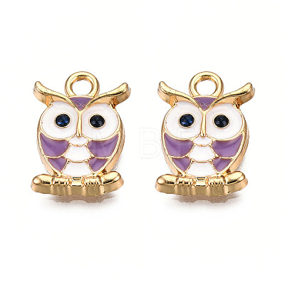 Alloy Enamel Pendants X-ENAM-S119-014D-1