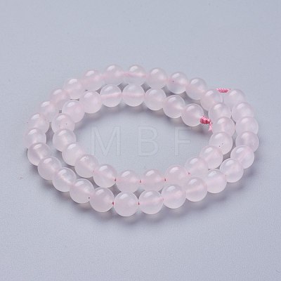 Natural Pink Calcite Beads Strands G-F687-01A-1