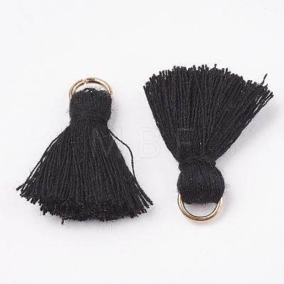 Polycotton(Polyester Cotton) Tassel Pendant Decorations X-FIND-S280-01-1