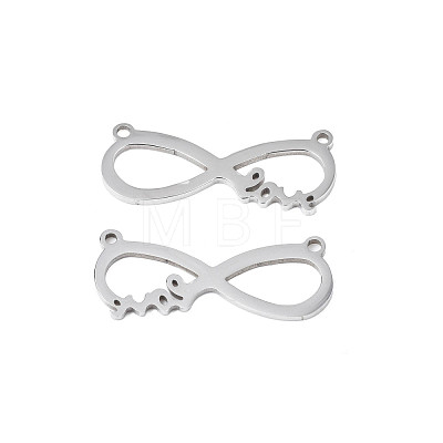 Non-Tarnish 201 Stainless Steel Connector Charms STAS-N095-098-1